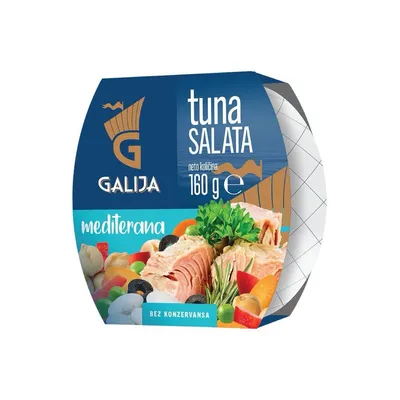 Galija Tuna salata Mediterana, 160 g