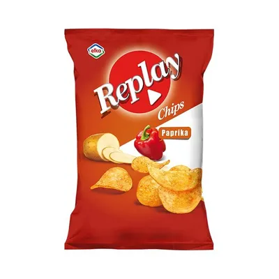 Replay Čips paprika, 125 g