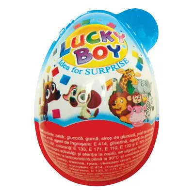 Lucky Boy Slatkiš Jaje s igračkom, 15 g