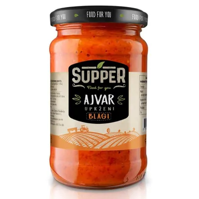 Supper Ajvar Uprženi blagi, 350 g