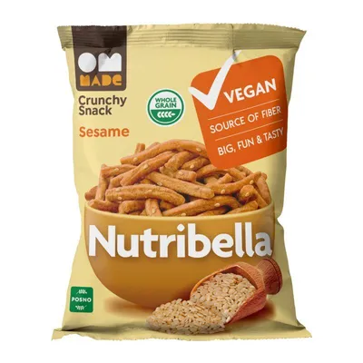 Nutribella Grisini sa integralnim brašnom i sezamom, 70 g