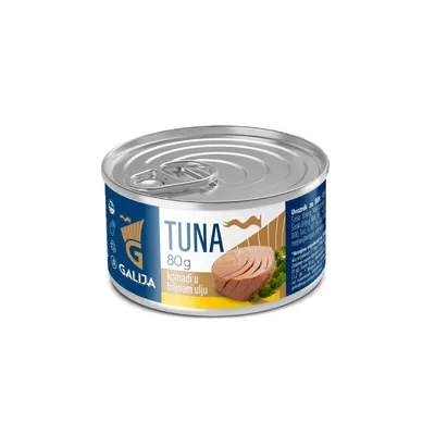 Galija Tuna komadi u biljnom ulju, 80 g