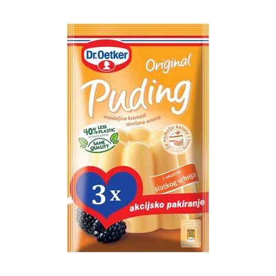 Dr. Oetker Puding slatko vrhnje, 120 g