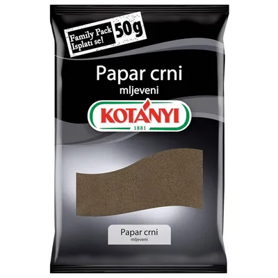 Kotanyi Začin Papar crni mljeveni, 50 g