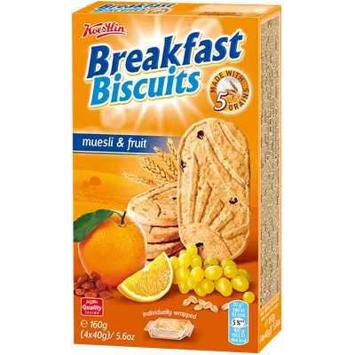 Breakfast Biscuit musli i voće, 160 g