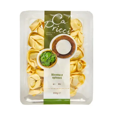 Ca Pricci Tortellini sa sirom i špinatom, 250 g