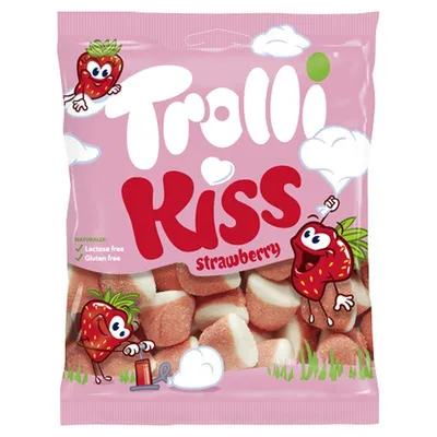 Trolli Gumeni bomboni Kiss, 100 g