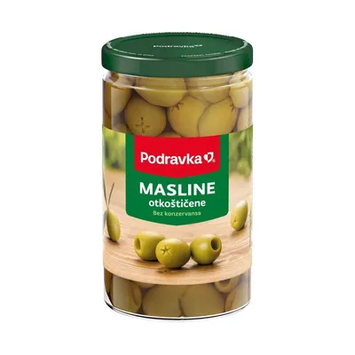 Podravka Zelene masline bez koštice, 330 g