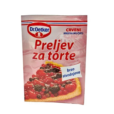Dr. Oetker Preljev za torte crveni, 12 g