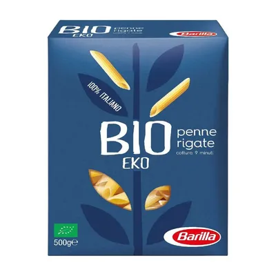 Barilla Tjestenina Penne rigate bio, 500 g