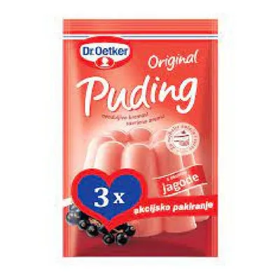 Dr. Oetker Puding jagoda, 120 g
