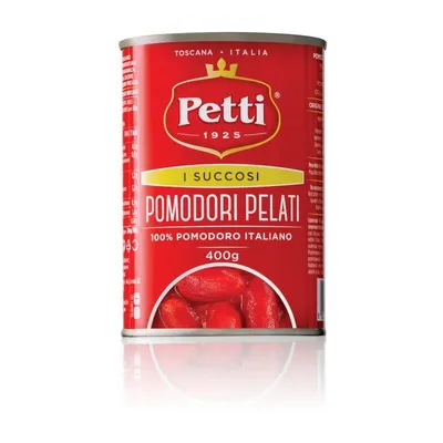 Petti Ljuštena rajčica limenka, 400 g