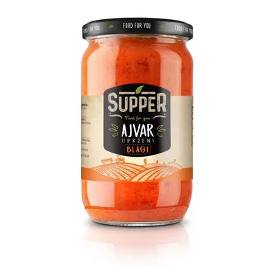 Supper Ajvar Uprženi blagi, 680 g