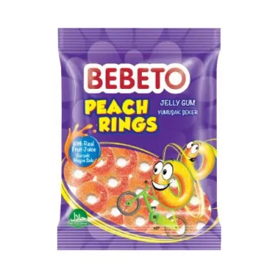Bebeto Gumeni bomboni breskva, 80 g