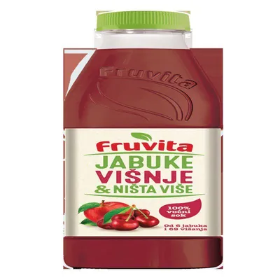 Fruvita Sok Jabuka, višnja i ništa više, 0.80 l
