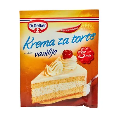 Dr. Oetker Krema za torte vanilija, 45 g