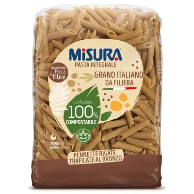 Misura Integralna tjestenina penne rigate, 500 g
