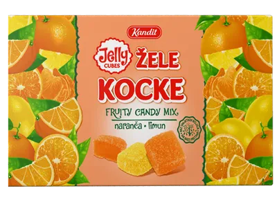 Kandit Žele kocke, 320 g