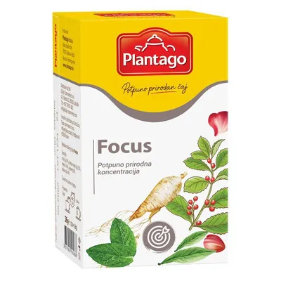 Plantago Čaj Focus filter, 36 g
