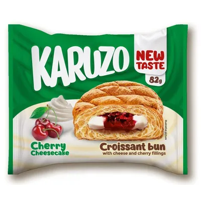 Karuzo Croissant, Višnja cheesecake, 82 g