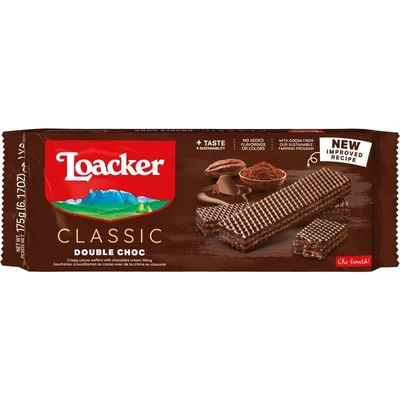 Loacker Napolitanke dvostruka čokolada, 175 g