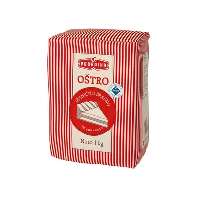 Podravka Pšenično brašno tip 400 oštro, 1 kg