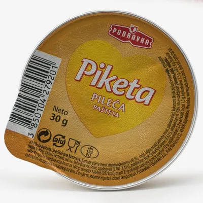 Podravka  Pašteta jetrena Piketa , 30 g