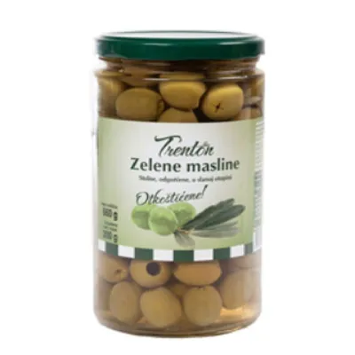 Trenton Masline zelene bez koštice, 340 g