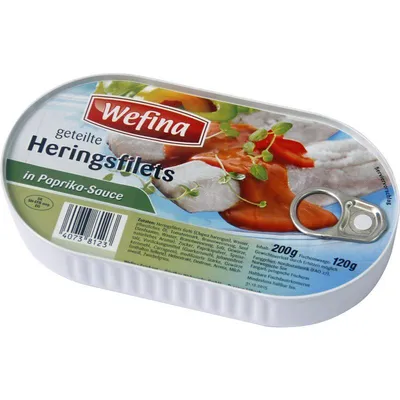 Wefina Fileti haringe u umaku od paprike, 200 g