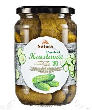 Natura Krastavci ljuti standard, 720 ml
