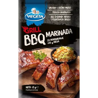 Vegeta Začin grill marinada BBQ, 75 g