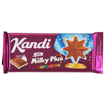 Kandit Milky plus čokolada, 90 g