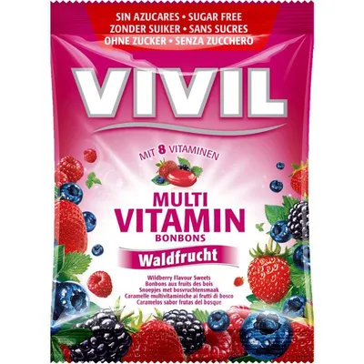 Vivil Bomboni bez šećera šumsko voće, 60 g