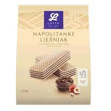 Lasta Napolitanke lješnjak, 150 g