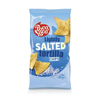 Poco Loco Čips slani, 200 g