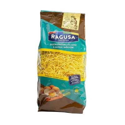Ragusa Rezanci za juhu s jajima i mrkvom
