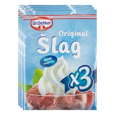 Dr. Oetker Šlag pjena, 3x38 g