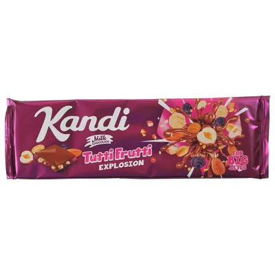 Kandi Tutti frutti čokolada, 210 g