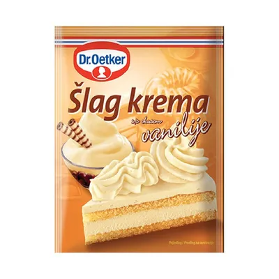 Dr. Oetker Šlag krema vanilija, 45 g