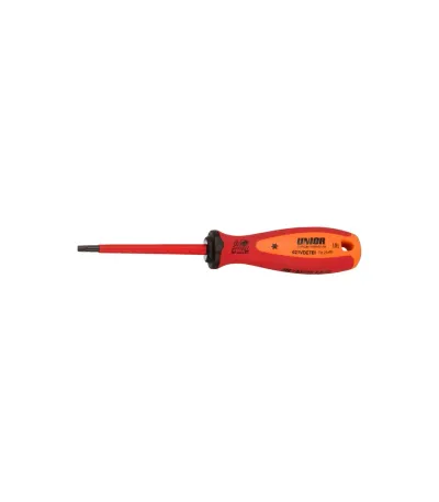 Unior Odvijač s TX 15 profilom 621VDETBI, VDE, TBI, 180mm, Crveni