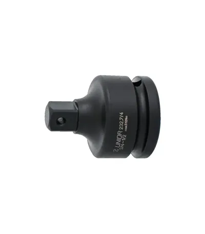 Unior Adapter Impact  232.7/4, Prihvat 3/4" - 1", Crni
