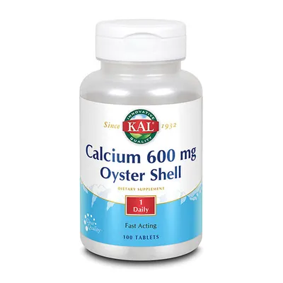 Kal Ca 600 mg Oyster Shell, 100 tableta