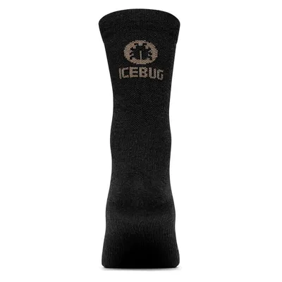 Icebug Muške čarape Light Merino, Crne