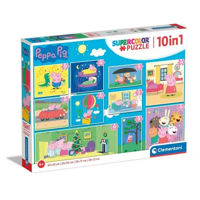 Clementoni Slagalica za djecu 10 u 1 Peppa Pig
