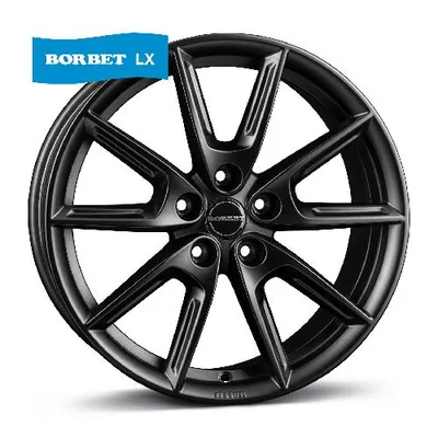 Borbet LX18 8x18 5x112 ET40 Felga, Crna mat