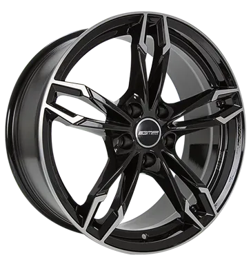 GMP Italia Dea 8,5x19 5x112 ET25 Felga, Black diamond