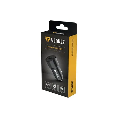 Yenkee Punjač za auto USB YAC 2035 20W, Crni