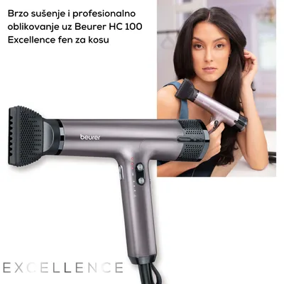 BEURER HC 100 Excellence fen, Crni