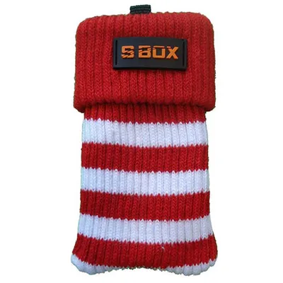 Čarapica za mobilni telefon SBOX MCF-S12 crveno-bijela 65x100mm