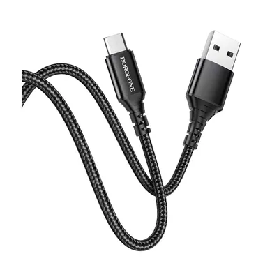USB kabal 1m BOROFONE BX54 Ultra bright charging data Micro black
